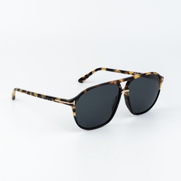 Tom Ford BRUCE Women Sunglasses Havana Smoke Pilot FT1026/S 05A NEW AUTHENTIC main image 6